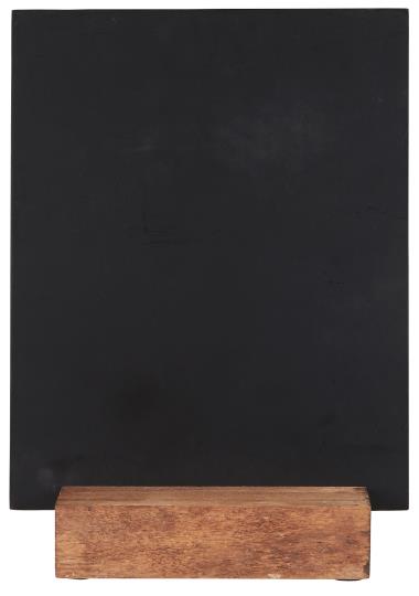 Lavagna da tavolo con appoggio in legno 27x20 cm