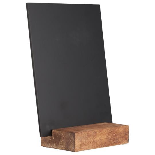Lavagna da tavolo con appoggio in legno 27x20 cm