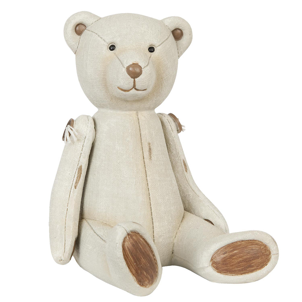 Orsetto beige statua decorativa 12x12x16 cm