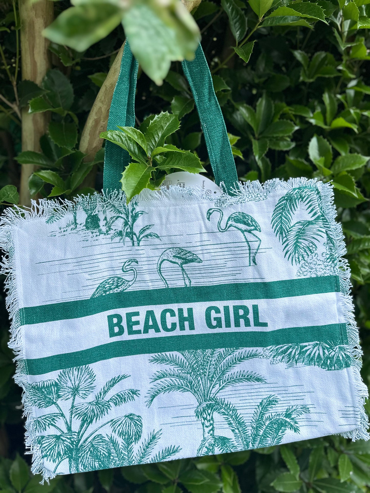 Borsa mare Wild con frange 48x38x16 cm
