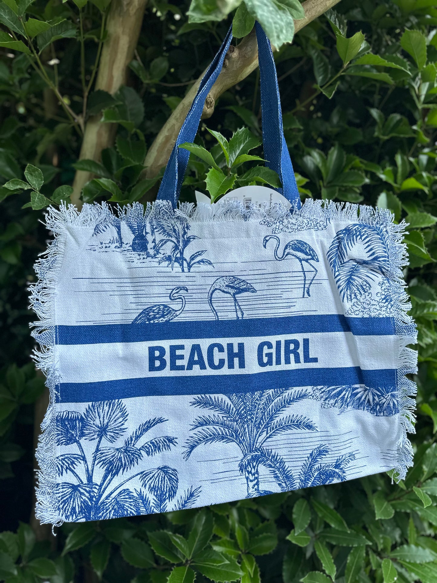 Borsa mare Wild con frange 48x38x16 cm