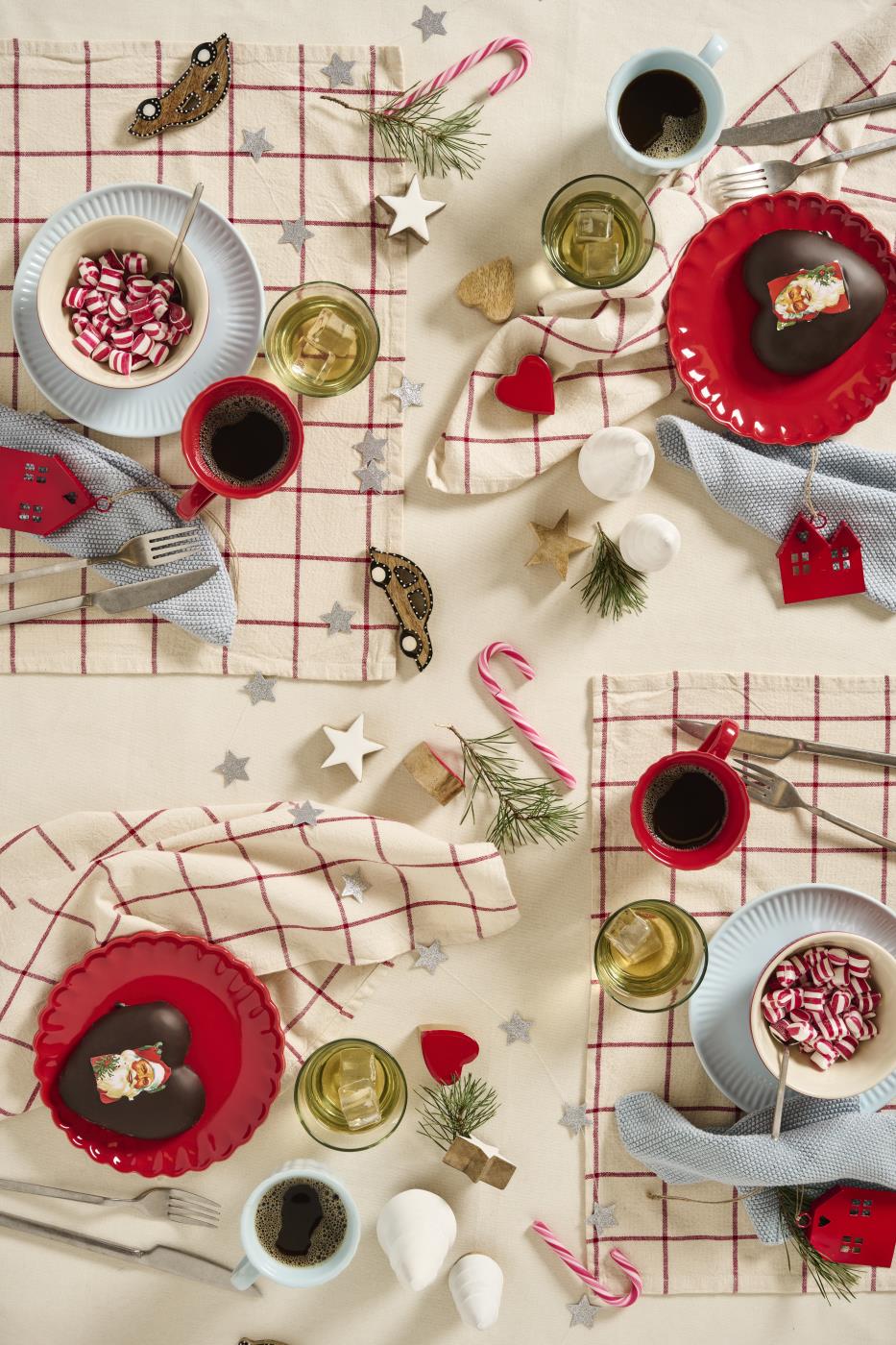 Piatto da dolce Mynte rosso fragola ø 19,50 cm