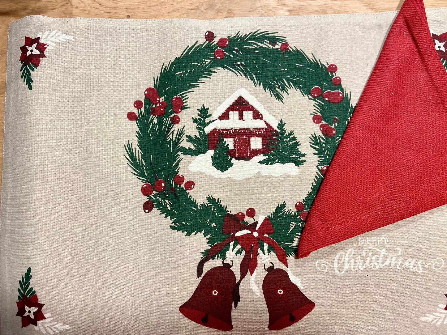 Tovaglietta americana con tovagliolo 6 varianti 33x48/40x40cm
