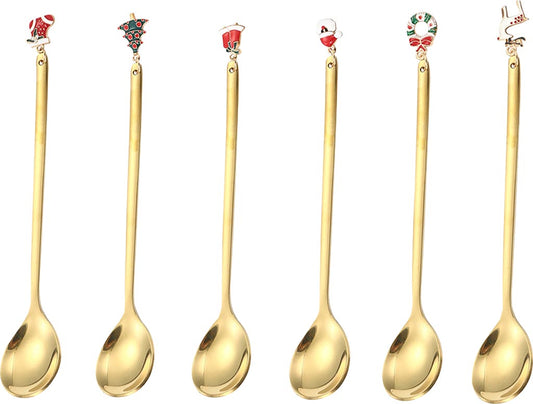 Cucchiaino Golden Xmas, 14 cm