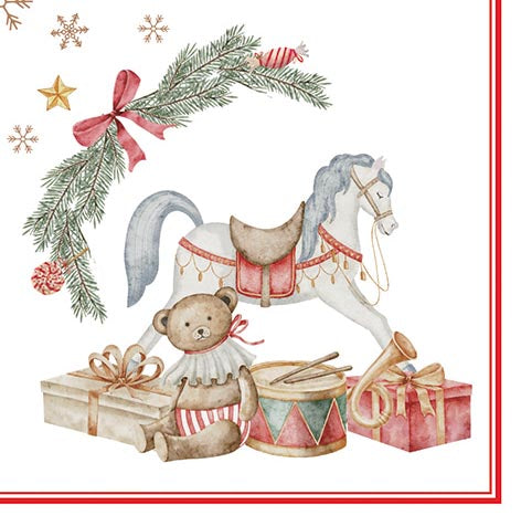 Tovaglioli di carta Happy Holiday, pz 20