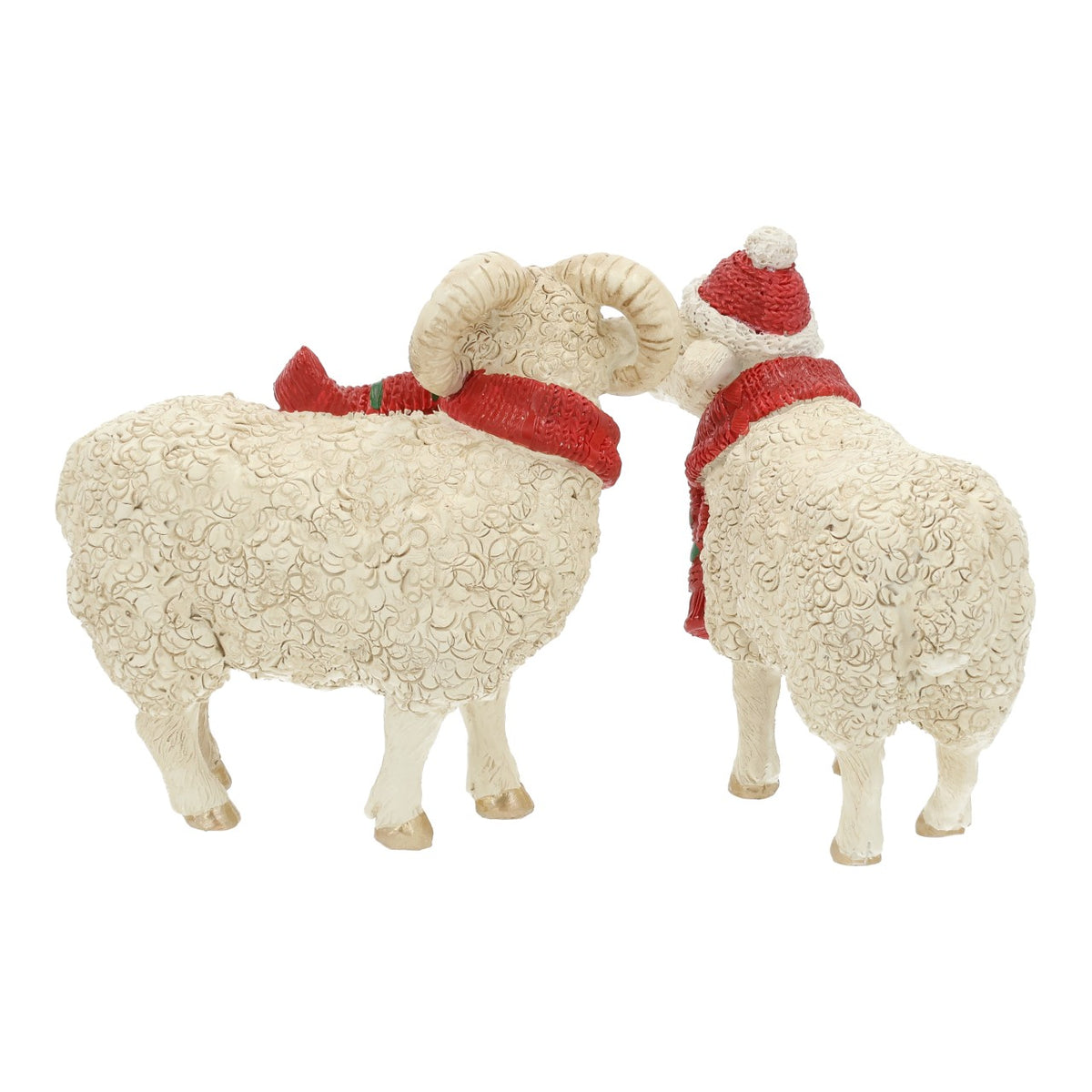 Pecora/montone Natale, 2 VARIANTI, 11x10x5 cm