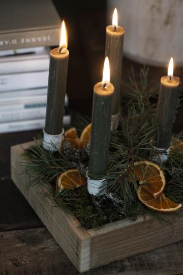 Vassoio in legno grezzo quadrato 20x20 cm