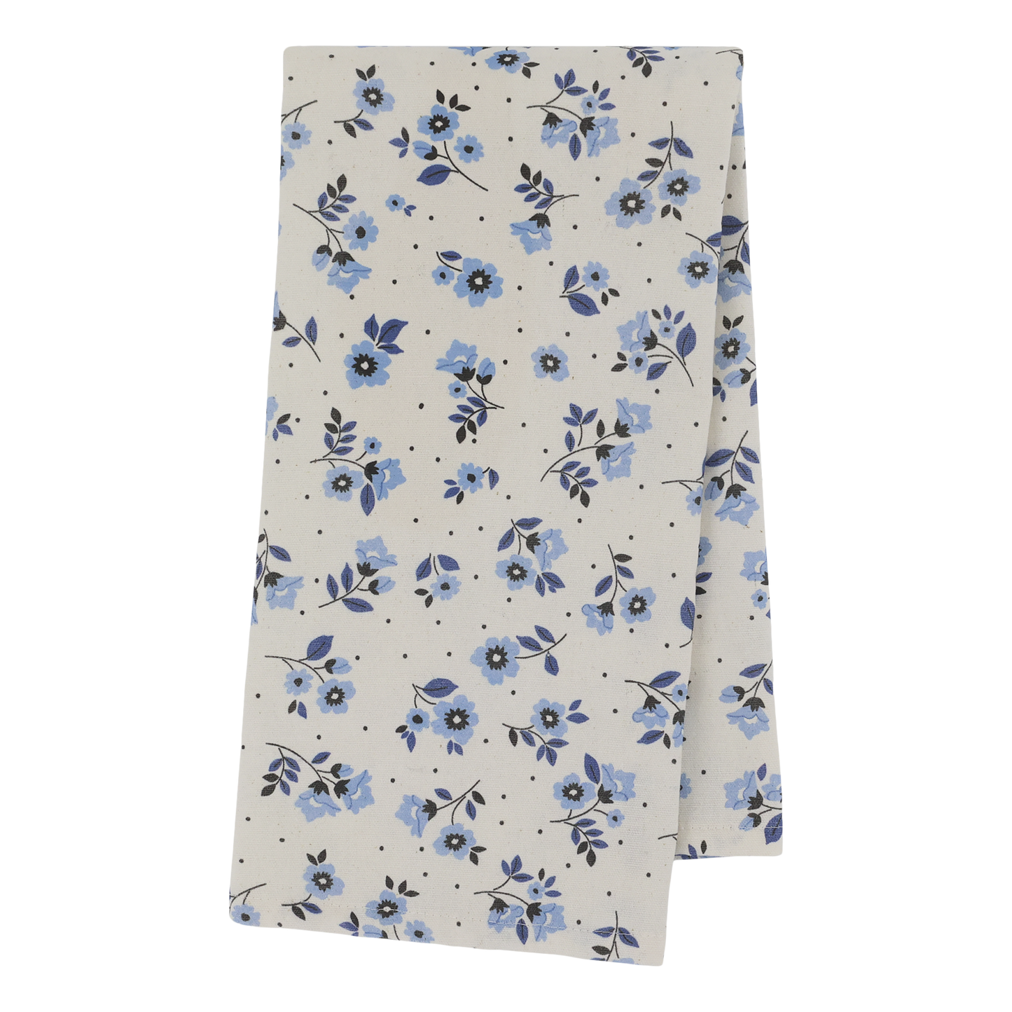 Strofinaccio Fiori azzurri, 70x50 cm