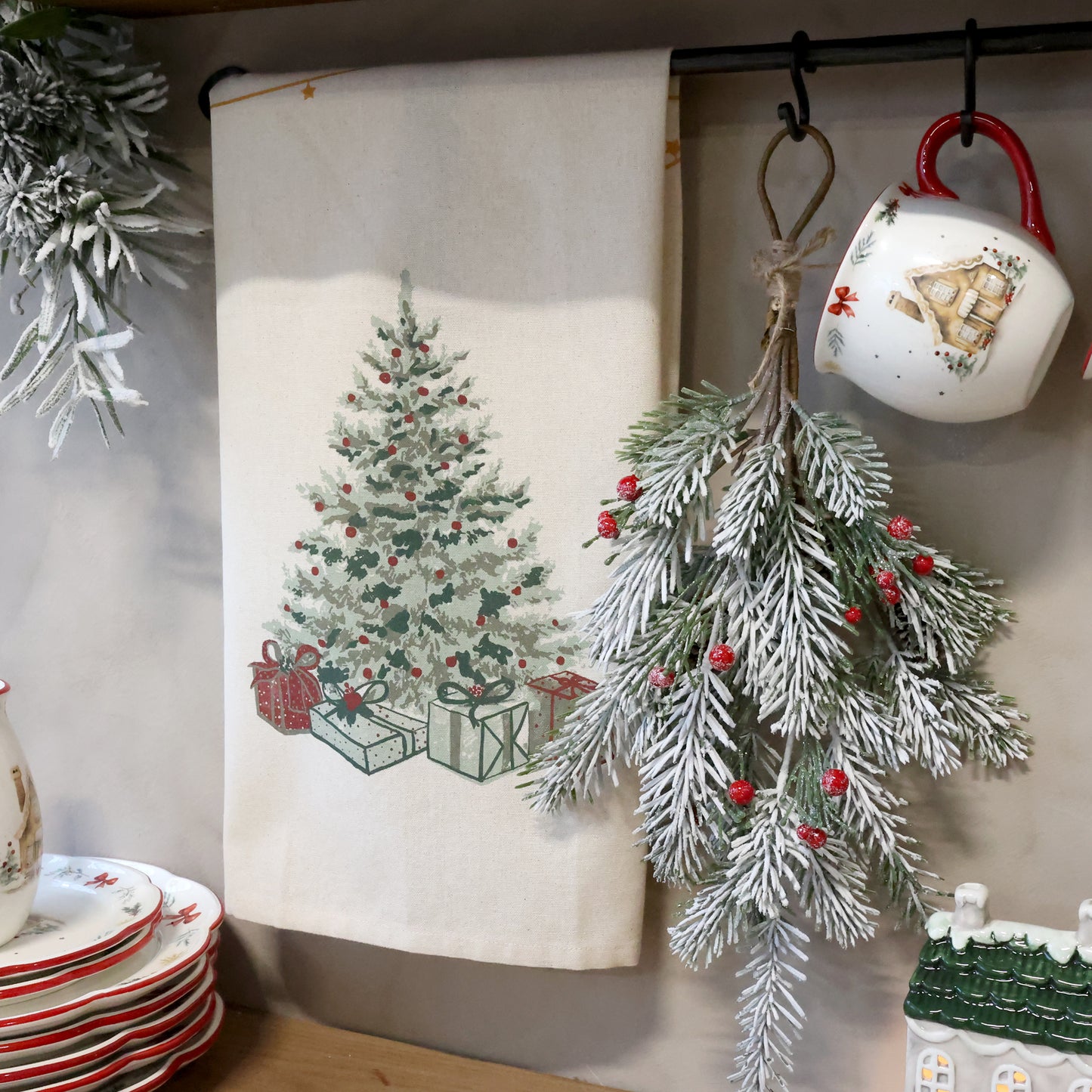Strofinaccio Christmas tree, 50x70 cm