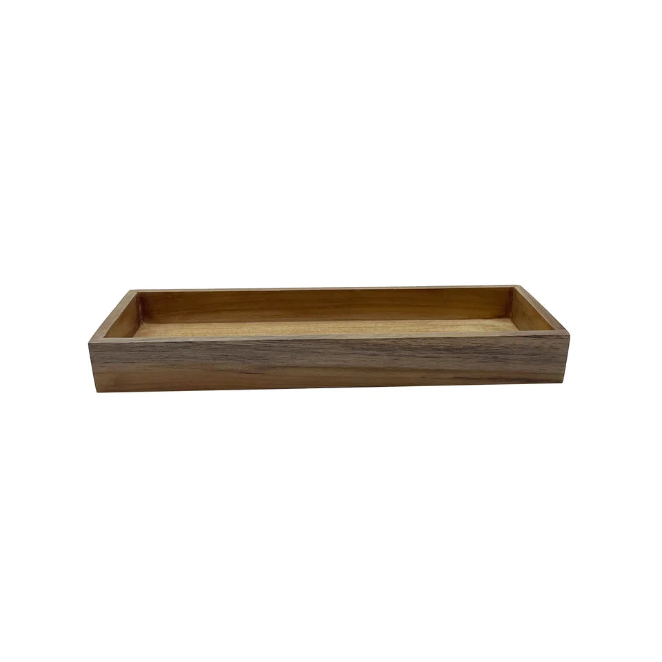 Vassoio in legno rettangolare, 2 VARIANTI