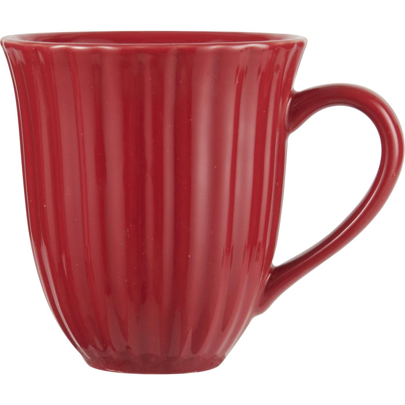 Tazza con manico Mynte rosso fragola h. 10 cm ø 9,5 cm