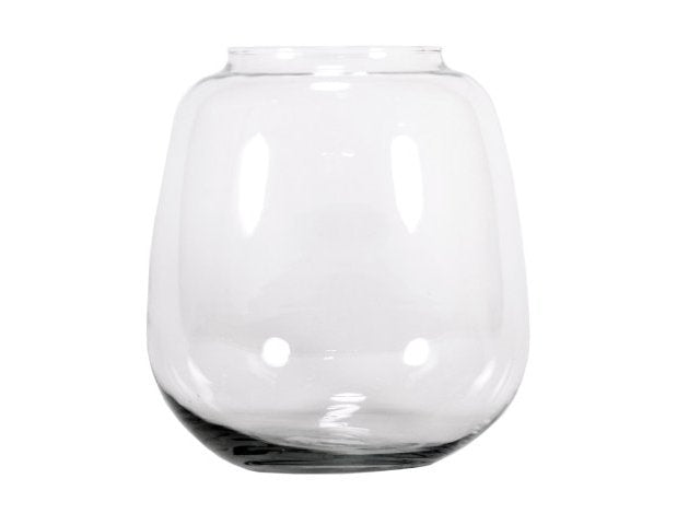 Vaso in vetro Bolla, 16x h 20 cm