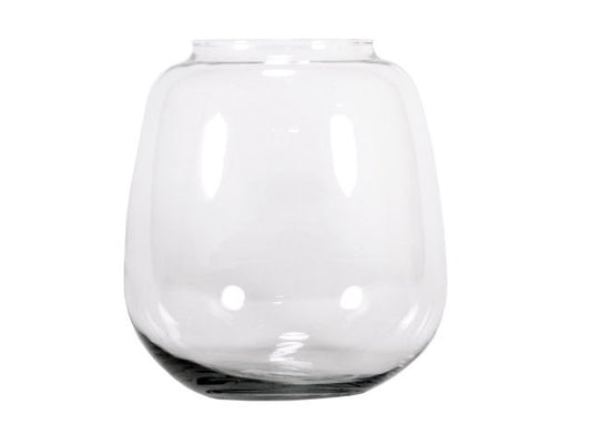 Vaso in vetro Bolla, 16x h 20 cm