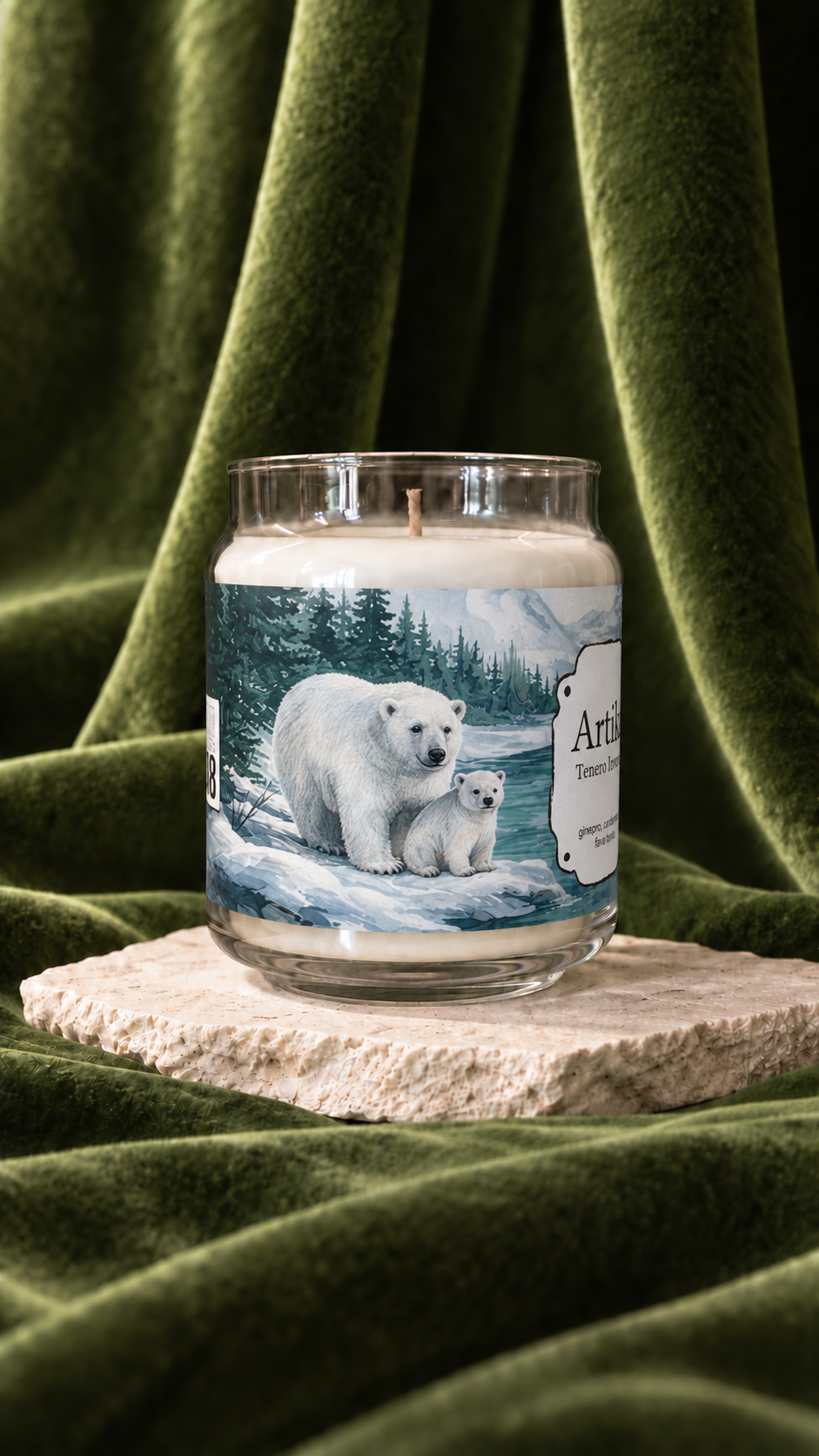 Candela profumata TENERO INVERNO, 190g