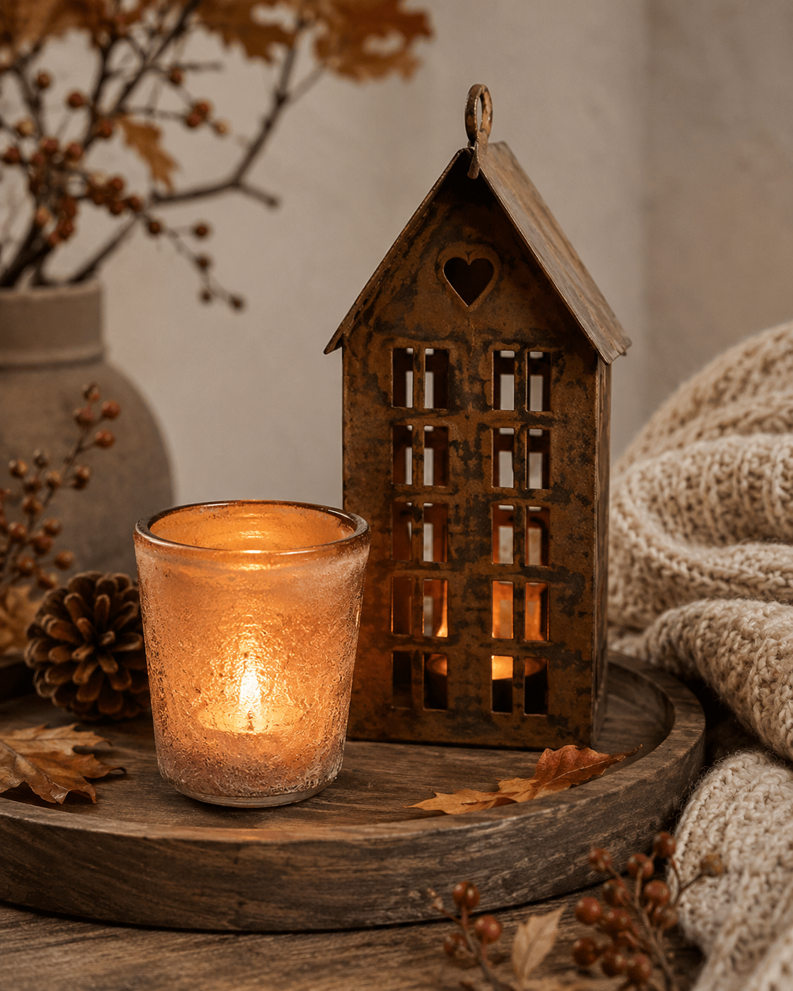 Bicchiere porta tealight, ø 7x10 cm