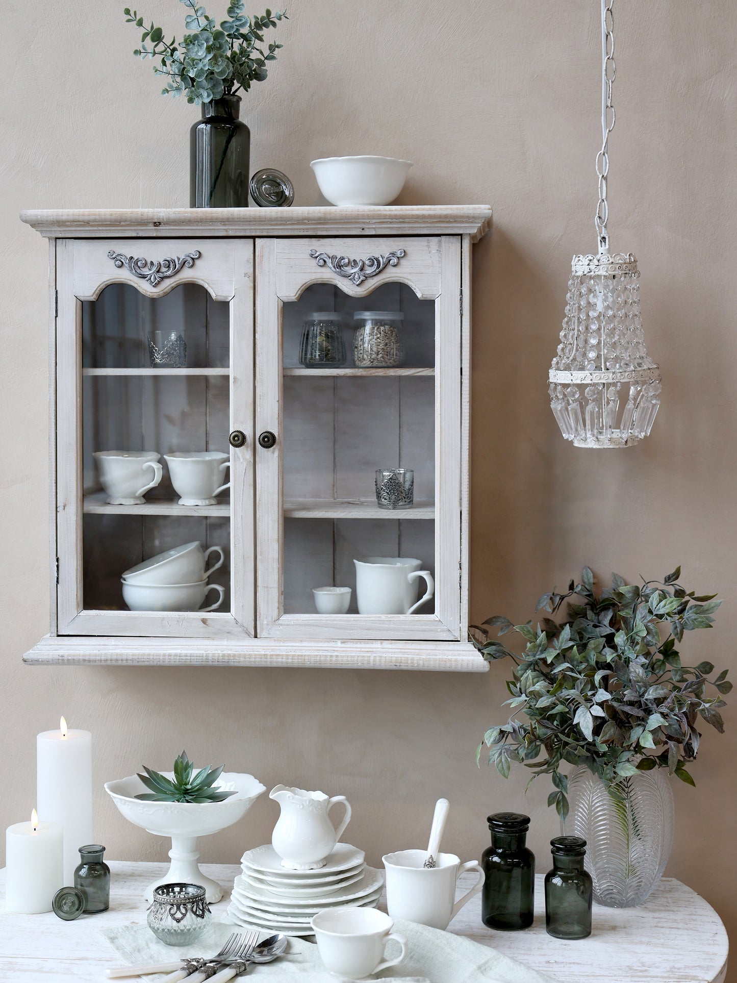 Tazzina da caffè con piattino Provenza, in porcellana