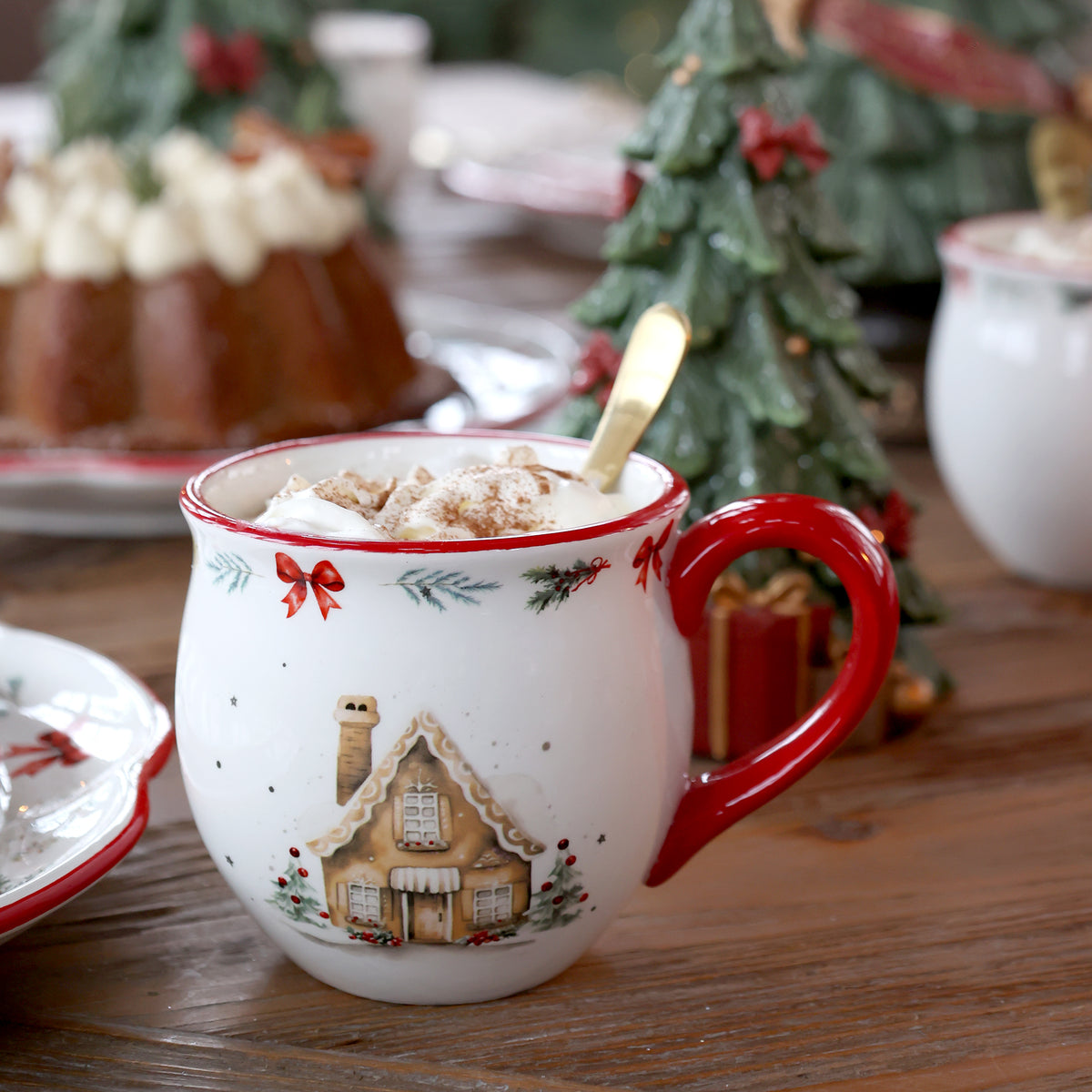 Tazza Chalet de Noël, h 9,5x10 cm 430 ml