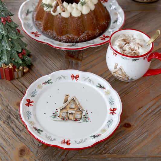 Piatto da dolce Chalet de Noël, ø 20,5 cm