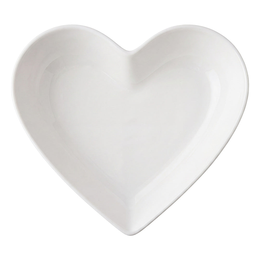 Ciotola Cuore in ceramica, 12x9x4 cm