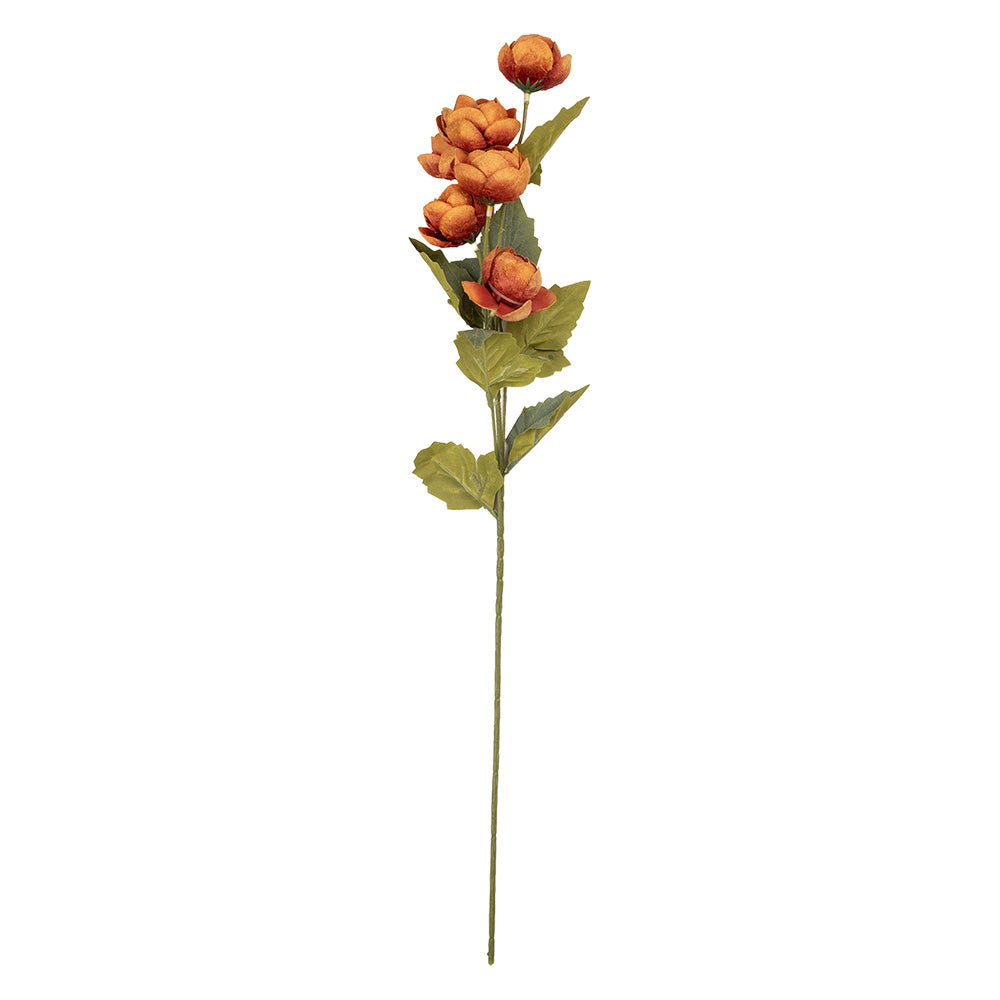 Fiori arancioni, h 63 cm