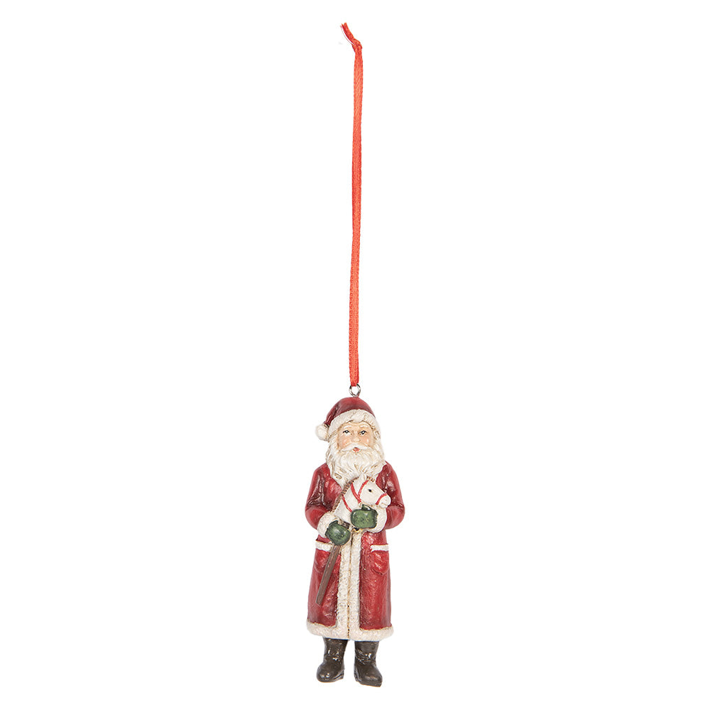 Babbo Natale decorazione da appendere h 11x4x3 cm