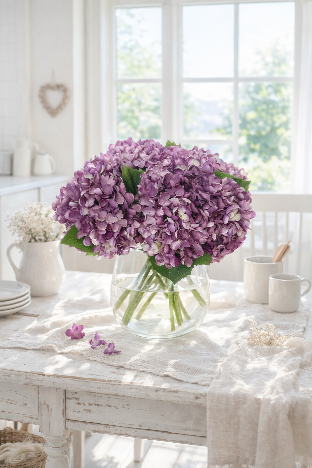 Vaso in vetro Bolla, 16x h 20 cm