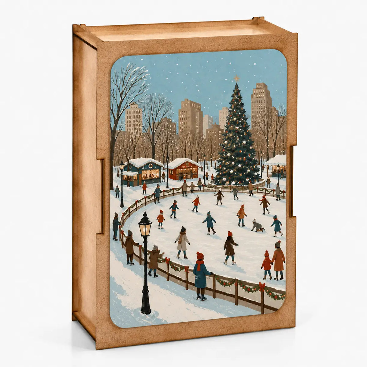 Puzzle in legno, Pattinaggio sul ghiaccio, 100 pz
