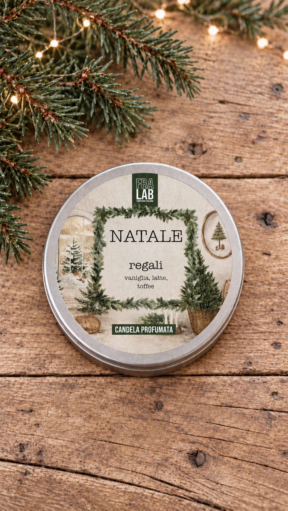 Candele profumate NAVIDAD con Giftbox, 2X50 gr
