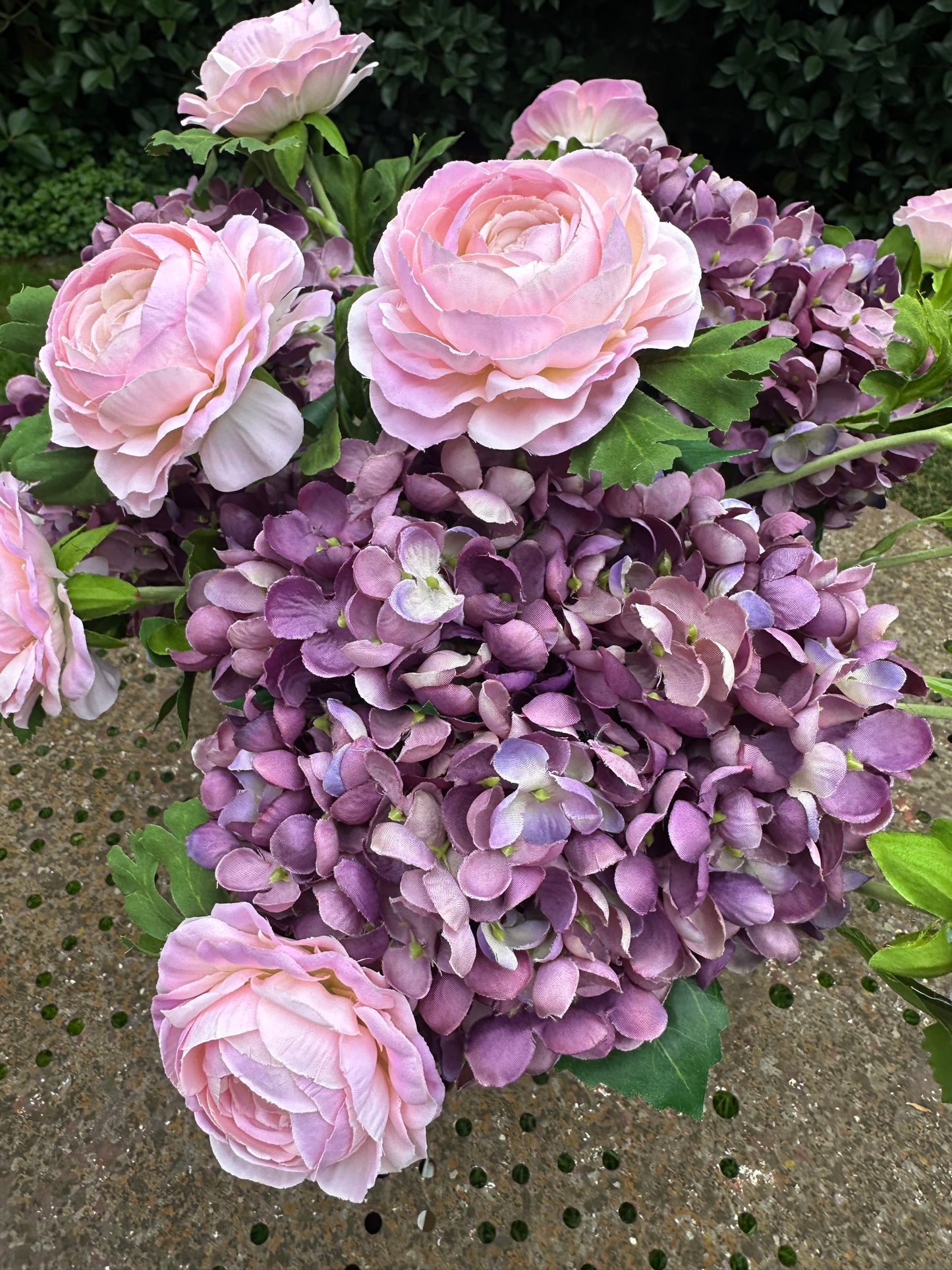 Ranuncolo colore rosa, h 40 cm