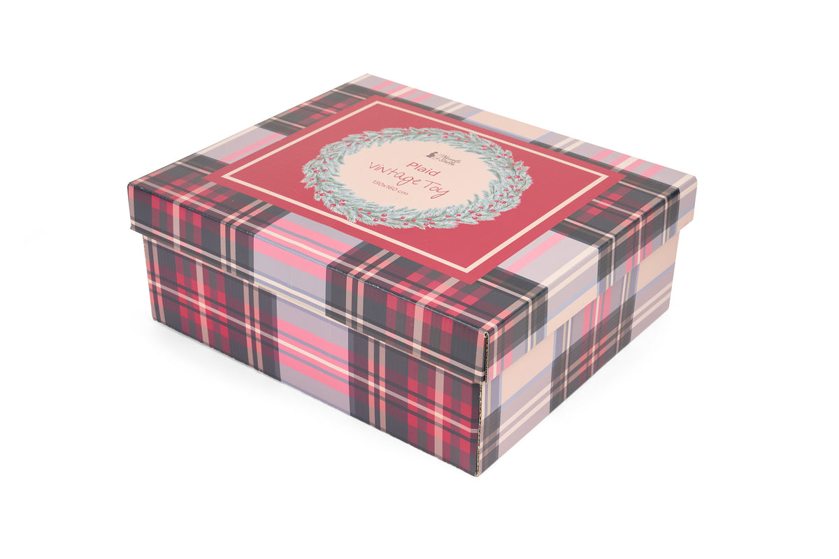 Plaid Tartan 130x160 cm, con giftbox