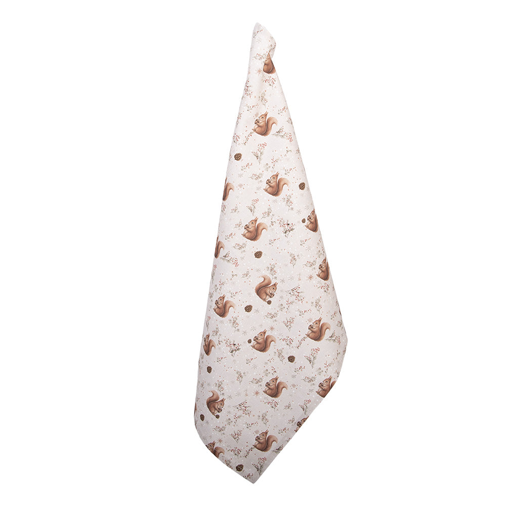 Strofinaccio con scoiattoli, 50x70 cm