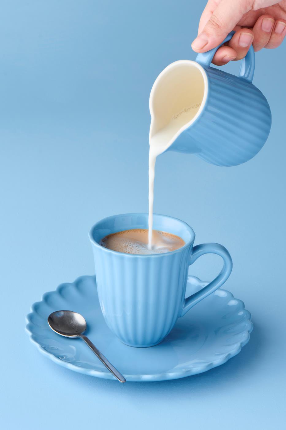 Tazza con scanalature Mynte Blue Bell, 240 ml