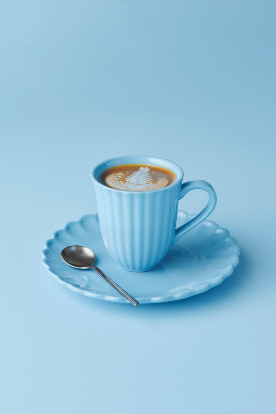 Tazza con scanalature Mynte Blue Bell, 240 ml