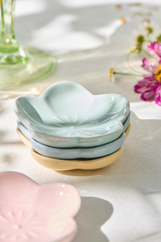 Ciotola a forma di fiore, set 4 colori, Ø: 7,5 cm