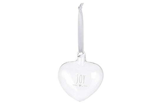 Cuore in vetro borosilicato Joy 8x8 cm