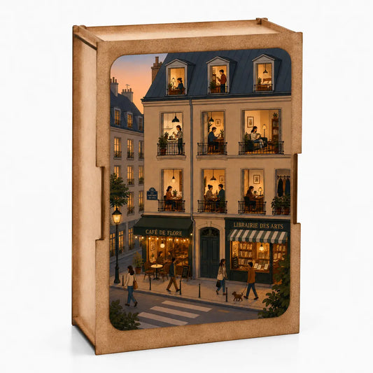 Puzzle in legno, Appartamento parigino, 100 pz
