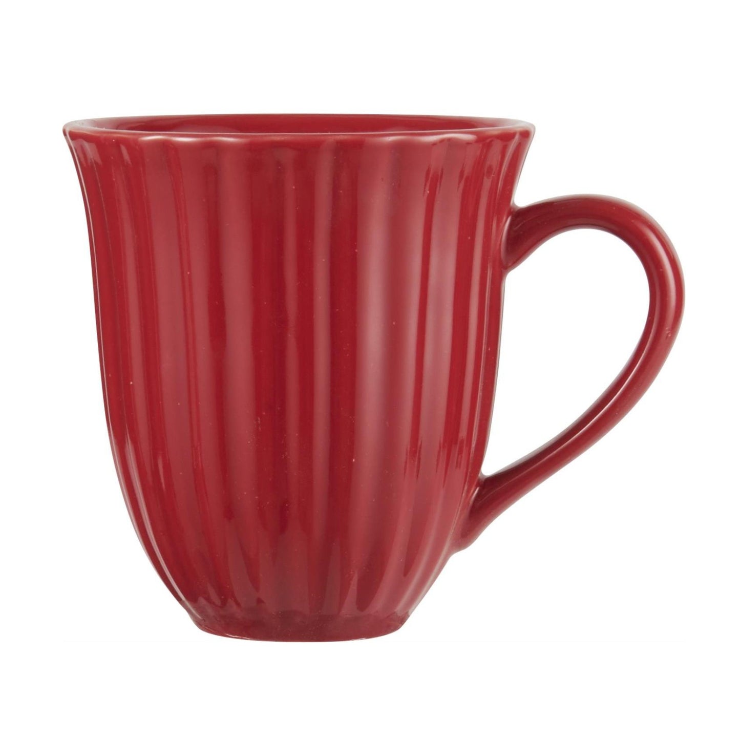 Tazza con manico Mynte rosso fragola h. 10 cm ø 9,5 cm