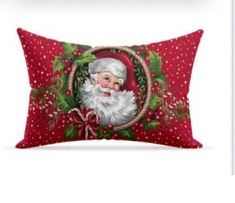Cuscino Santa Claus imbottito gobelin 40x70 cm