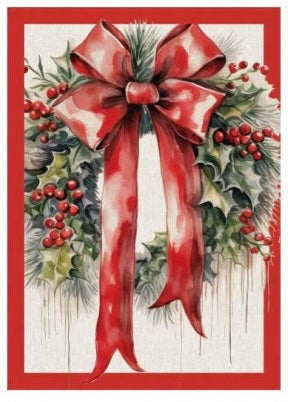 Strofinaccio Cozy Christmas stampa digitale 50x70 cm 4 varianti