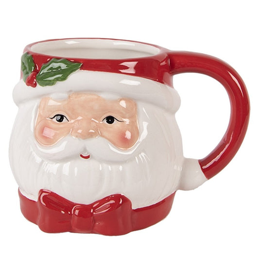 Tazza Babbo Natale in ceramica 250 ml h 9x10x13 cm