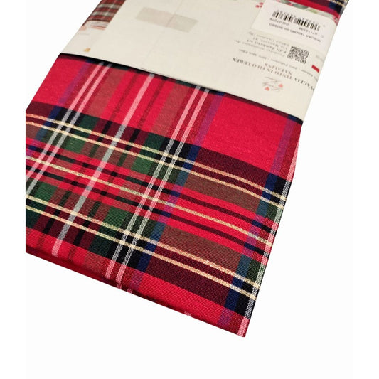 Runner tartan Rosso 45x135 cm